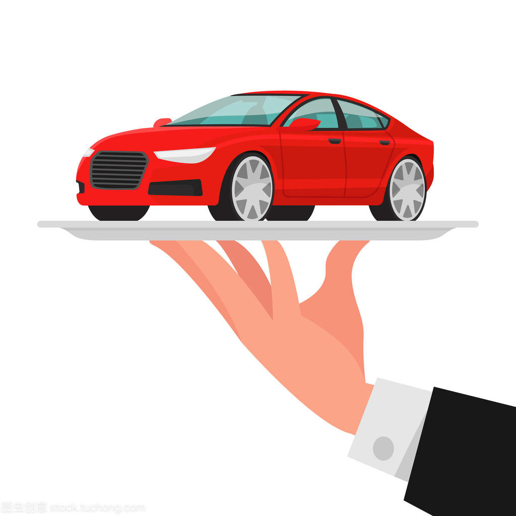 托盤上的紅色轎車 探索汽車服務與網(wǎng)絡科技的創(chuàng)新融合